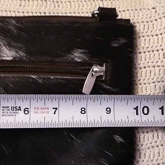 Cowhide Crossbody Purse - Picture 5 of 6